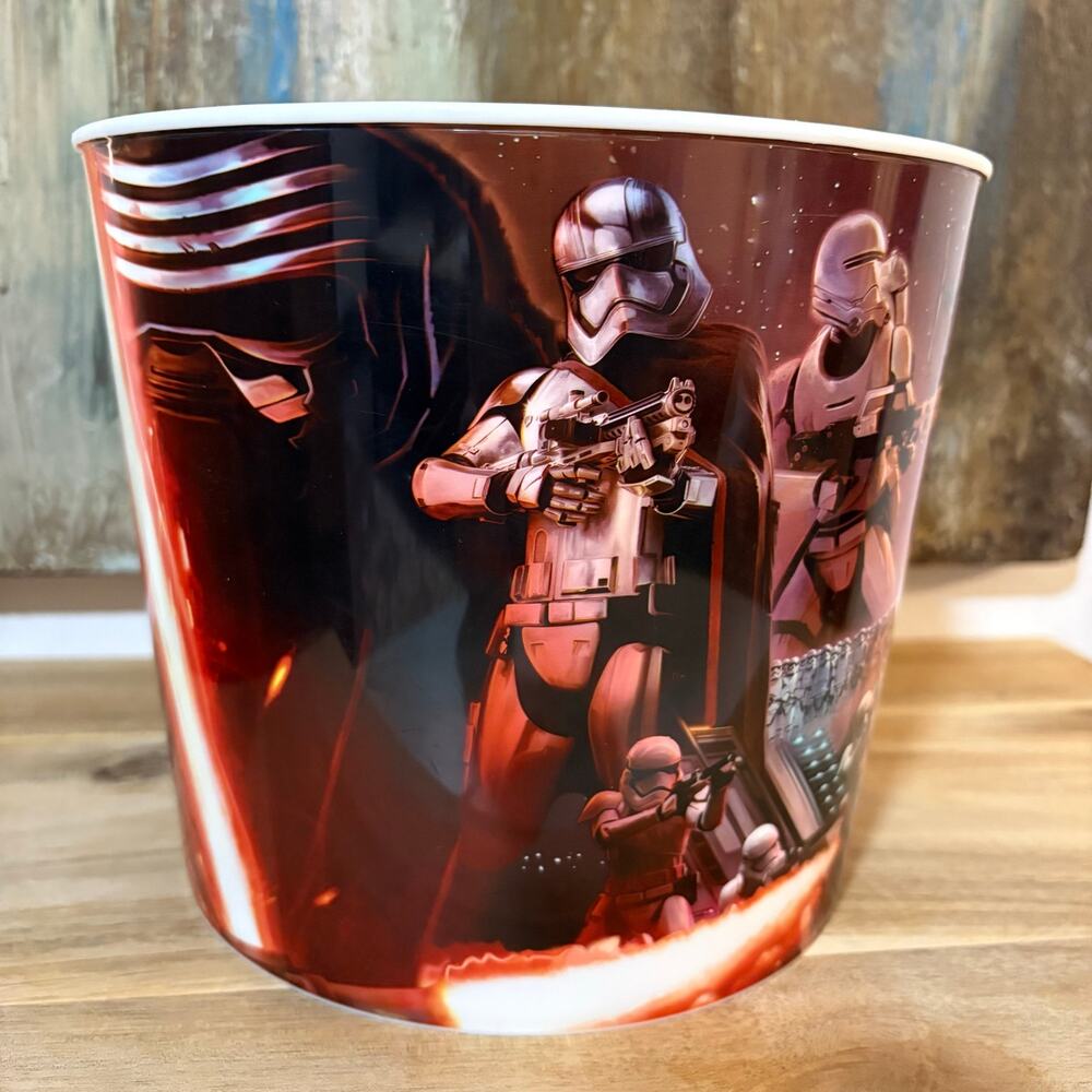 Star Wars The Force Awakens Movie Popcorn Bucket Tub 2015 Theater Promo